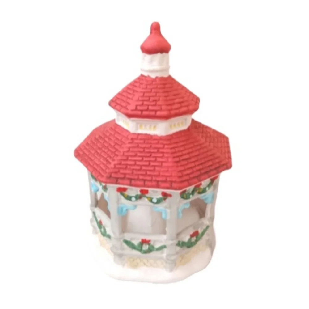 Vintage 1996 Dickens Gazebo Collectables | EUC | Hand Painted Porcelain